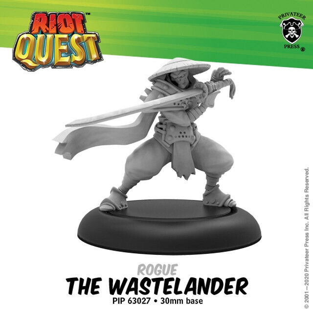 Riot Quest The Wastelander Pip 63027 Miniature Privateer Press New