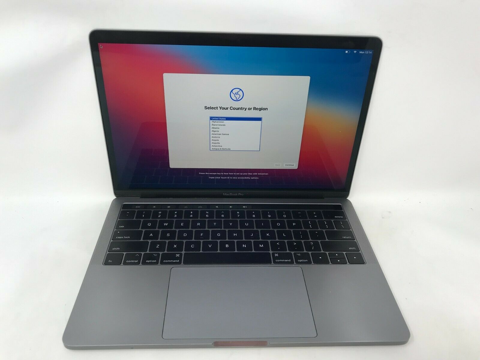 Macbook Pro 13 Touch Bar Gray 2017 3.1 Ghz I5 16gb 512gb Ssd - Fair - Lid Chip