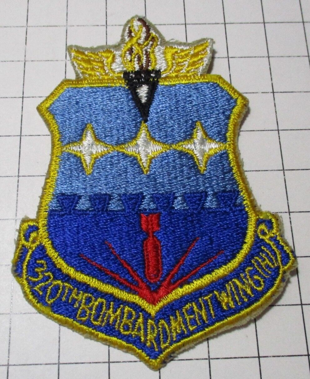 Usaf Air Force Military Patch 320th Bomb Wing (heavy) Sac B52 V1