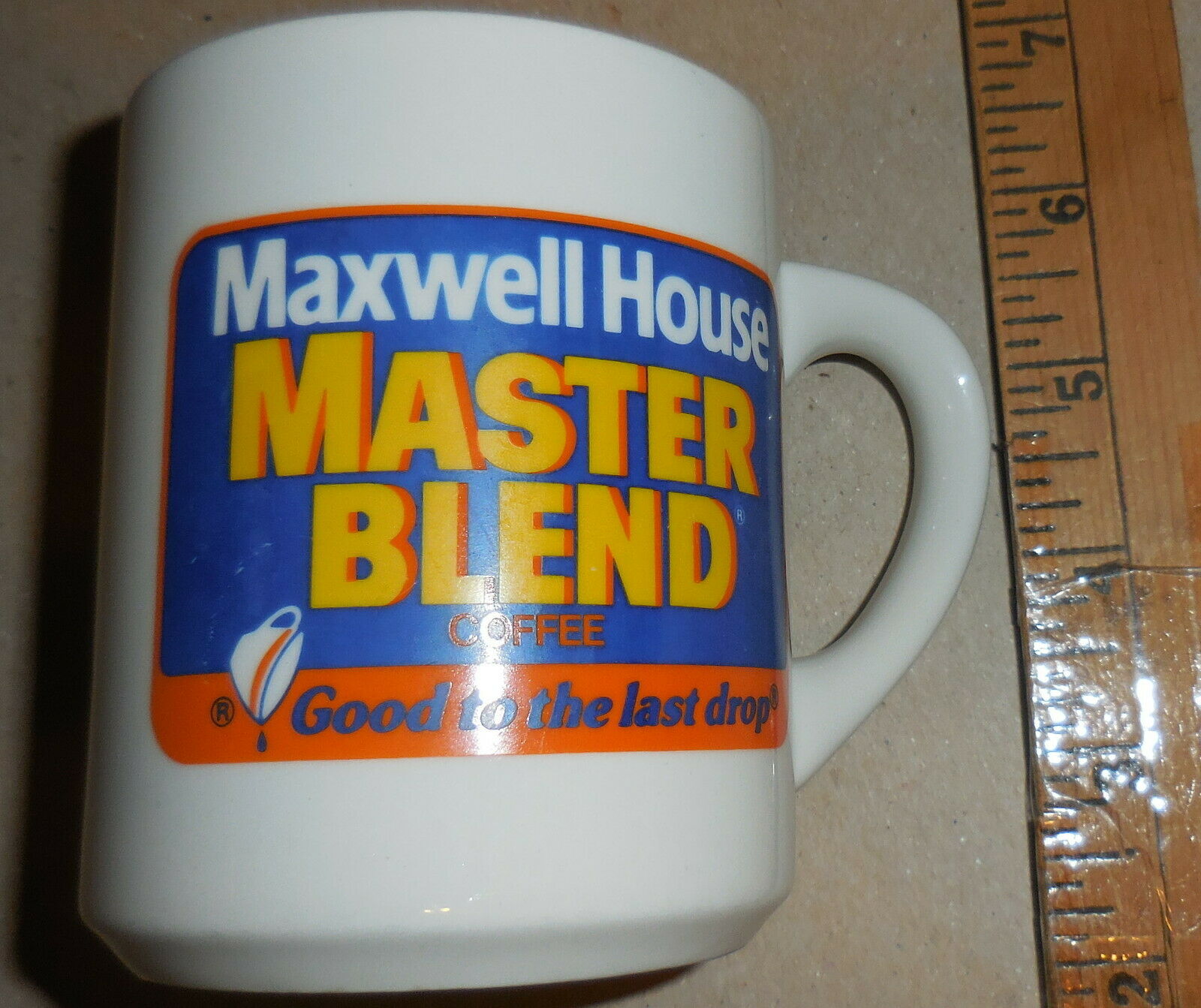Vintage Maxwell House Master Blend Coffee Mug Cup Good To Last Drop