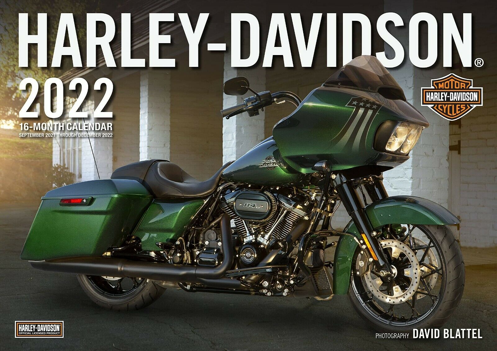 2022 Harley-davidson Motorcycle Jumbo Wall Calendar