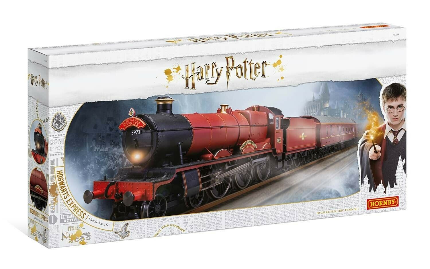 Hornby Harry Potter Hogwart's Express "oo" Train Set R1234m