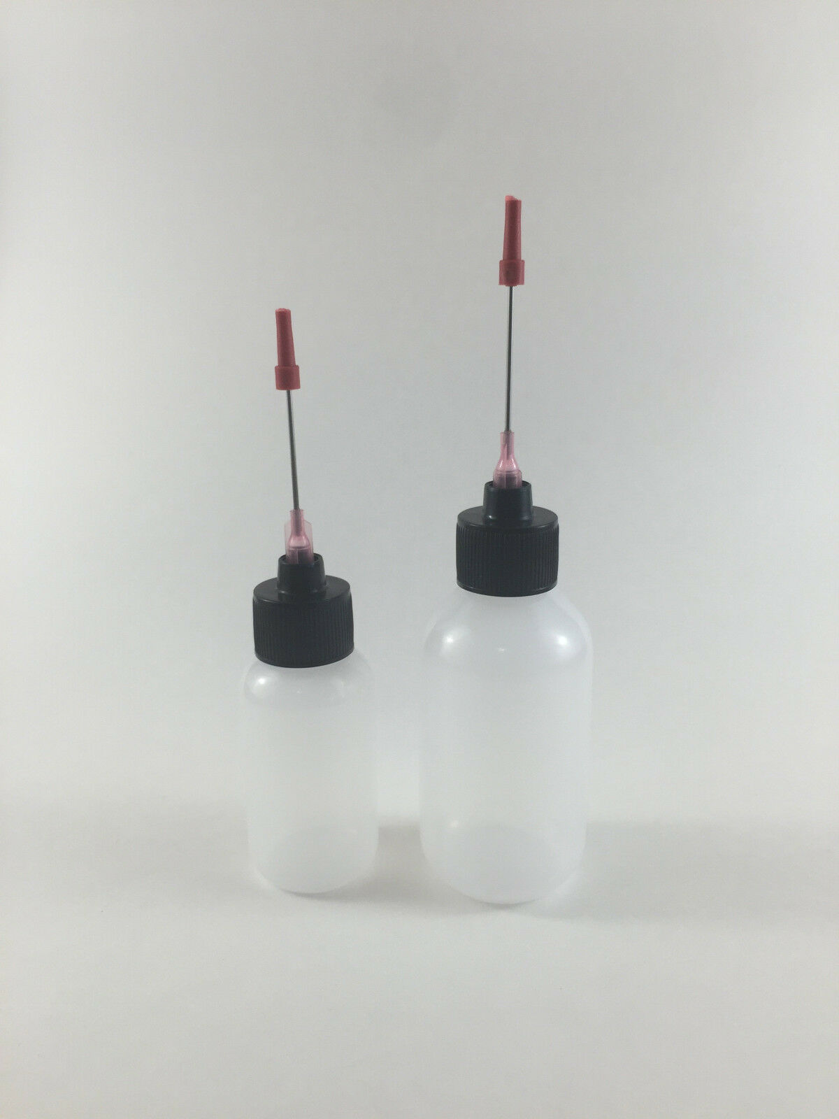 Plastic Squeeze Bottles 1oz, 2oz 1.5" Applicators Model Trains Train