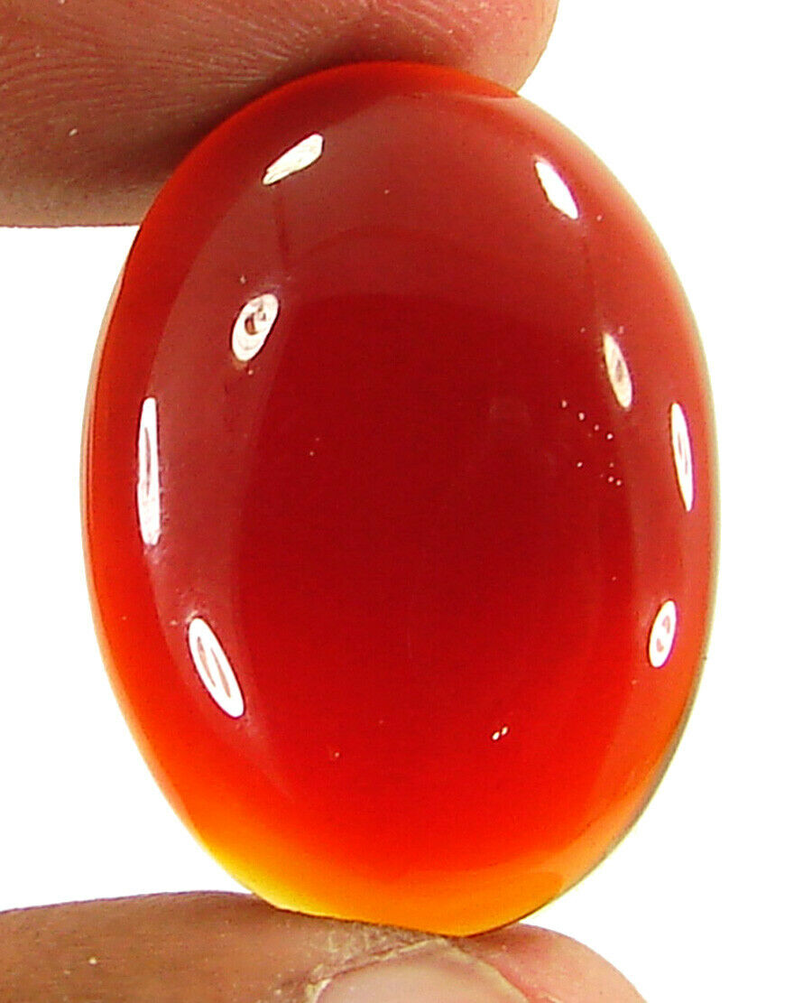 35.55 Ct Natural Orange Carnelian Loose Gemstone Cabochon Wire Wrap Stone-zs2263