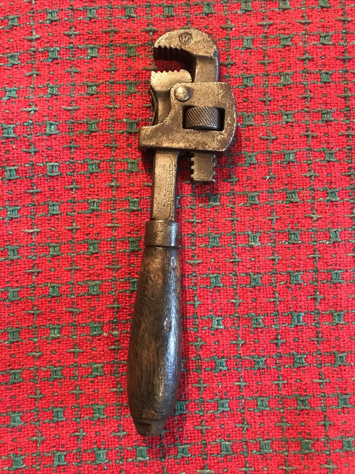 Vintage Stillson Pipe Wrench 6” Rare Morco Stamp Moore Drop Forging, Mass. Usa