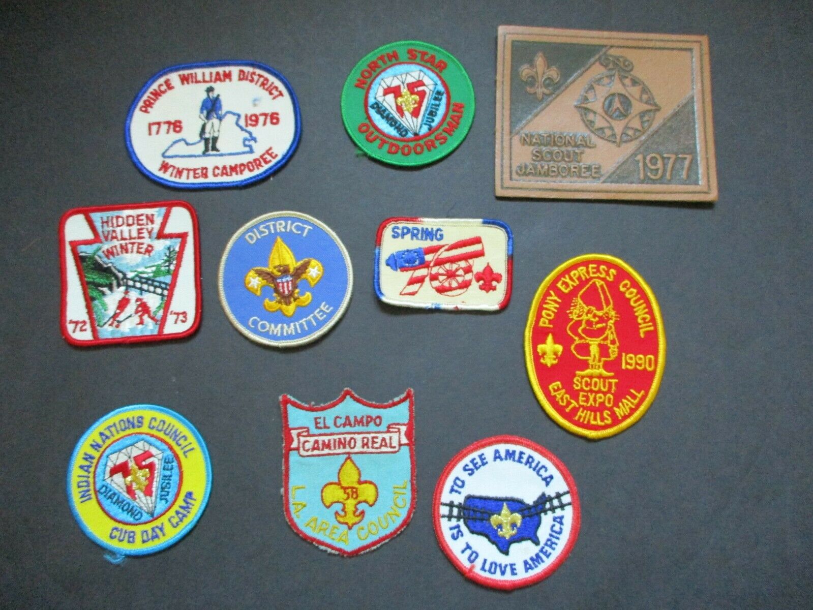 Lot Of 10 Boy Scout Patches #7