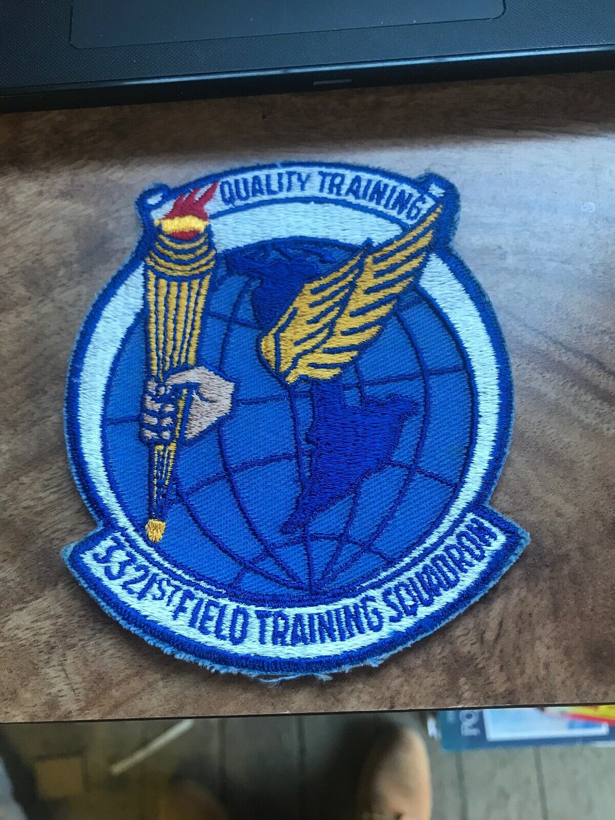Rare Vtg 60s Patch 5” 3321st Field Training Usaf Squadron Vietnam Us Air Force