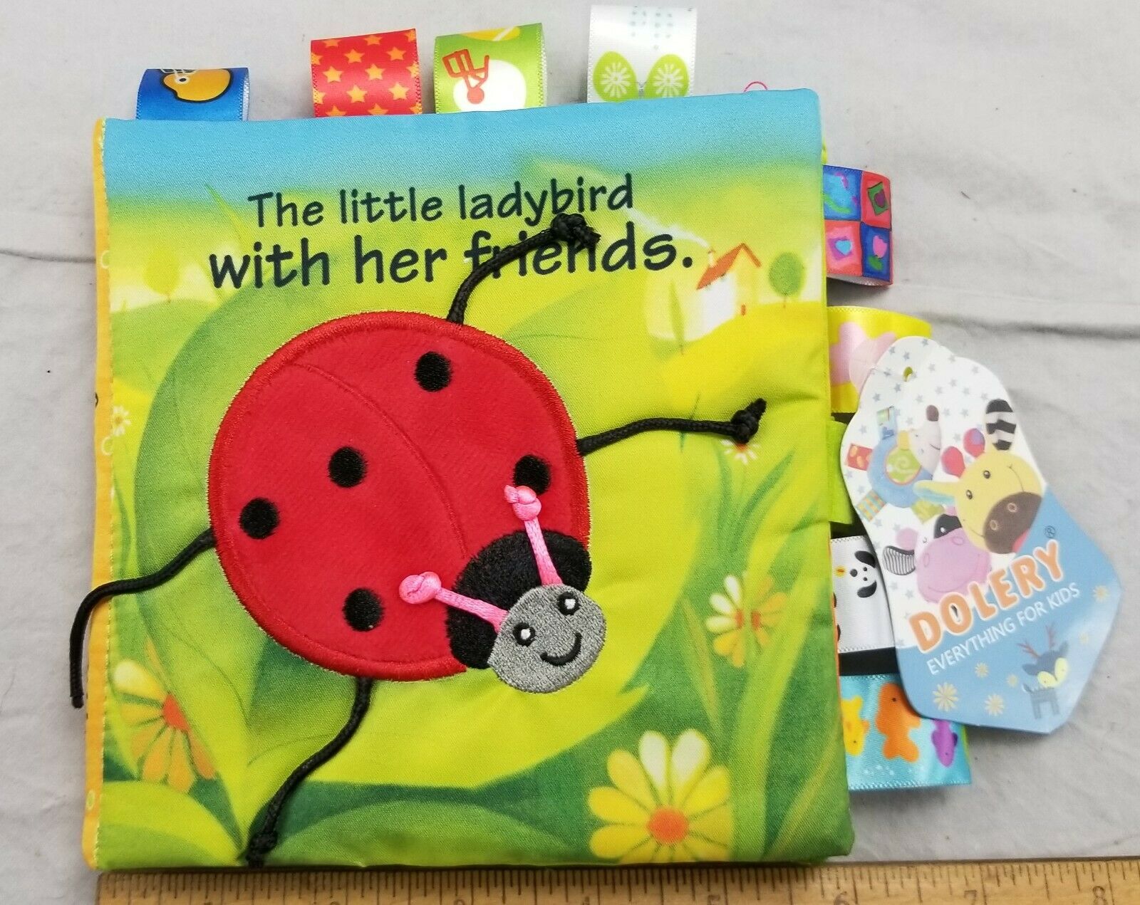 New, Dolery Soft Cloth Book: The Little Ladybird With Her Friends