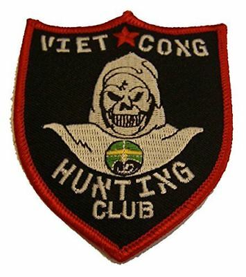 Viet Cong Hunting Club Patch Republic Of Vietnam Grim Reaper
