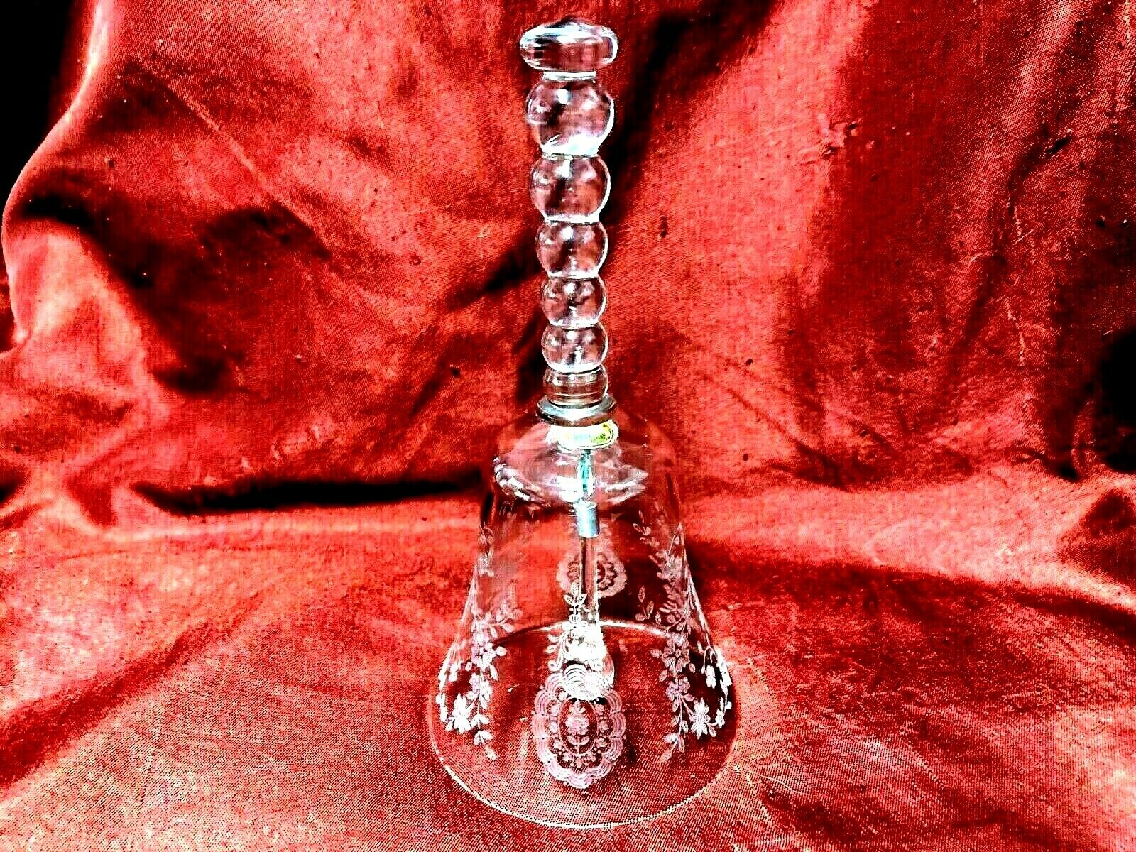 June Night Table Bell By Tiffin Glass