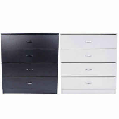 4 Drawers Modern Dresser Chest Of Drawers Contemporary Furniture Wooden Storage