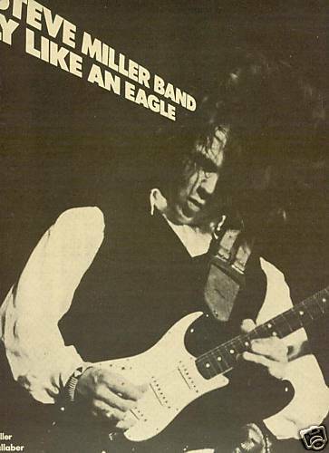 Steve Miller 1976 Photo Promo Poster Ad Fly Like Eagle