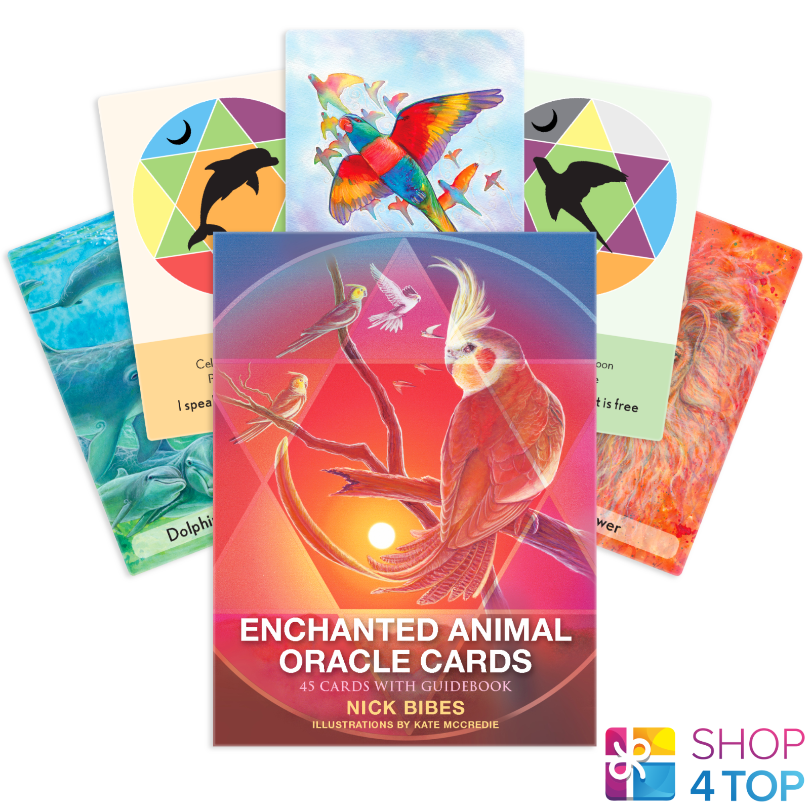 Enchanted Animal Oracle Cards Deck Animal Dreaming Esoteric Bibes Guidance New