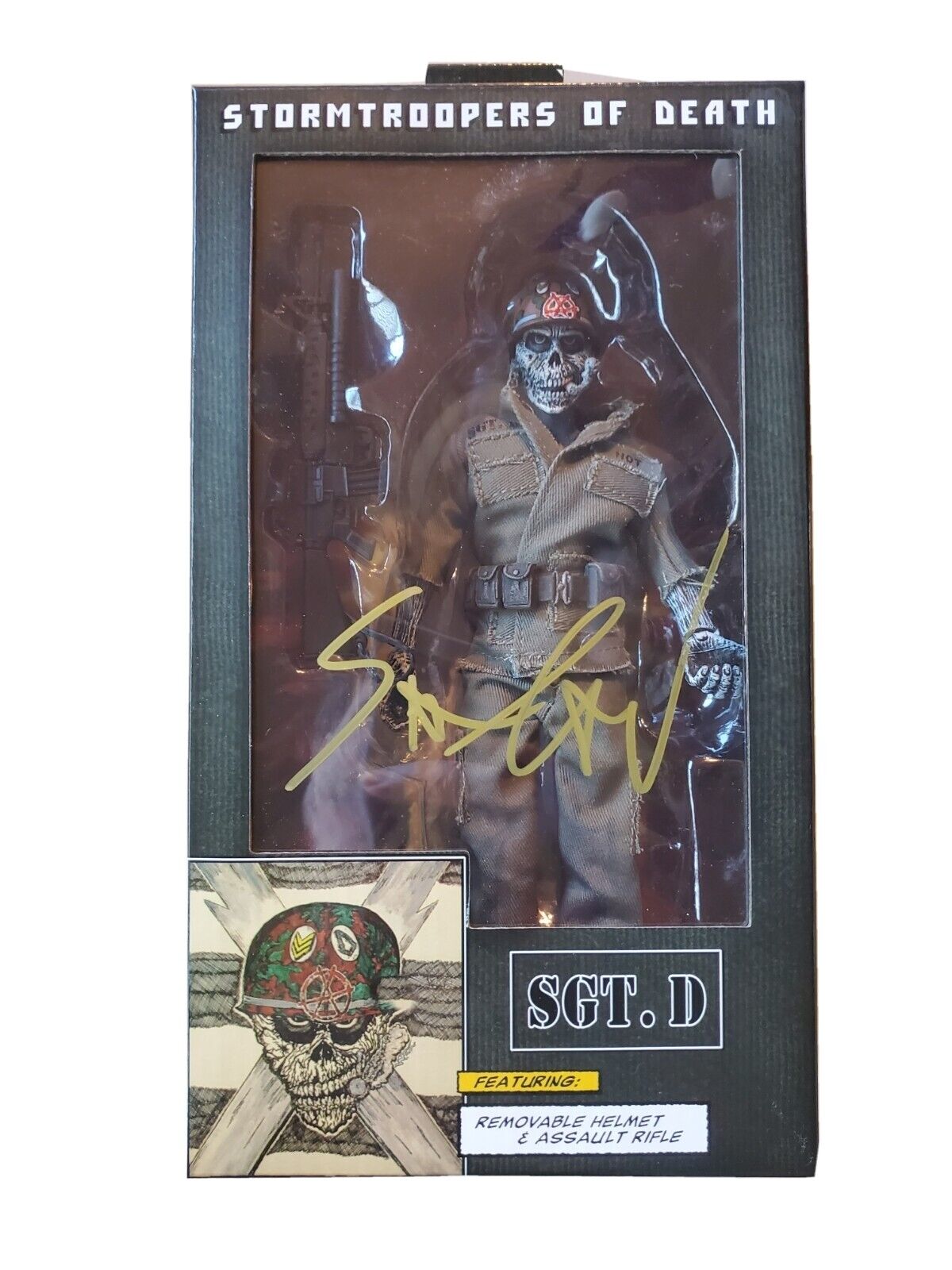 Scott Ian Autographed Stormtroopers Of Death Action Figure Mint.