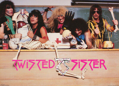 Poster : Music : Twisted Sister - Group Pose - Free Shipping !  #15-351   Lc16 H