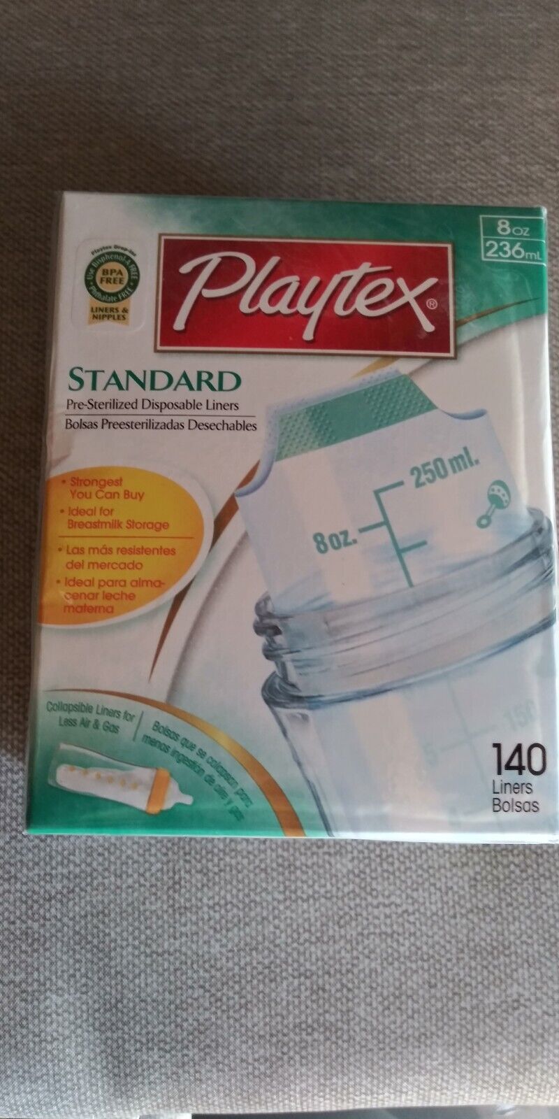 Playtex Standard Pre-steralized Disposable Liners 8oz