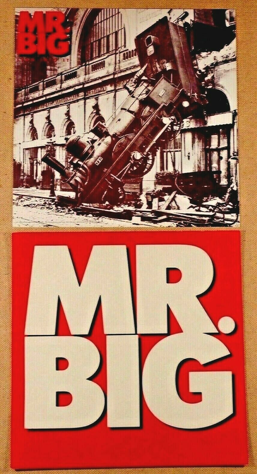Mr. Big Lean Into It 2 Promo Poster S For 1991 Lp Cd Billy Sheehan Paul Gilbert