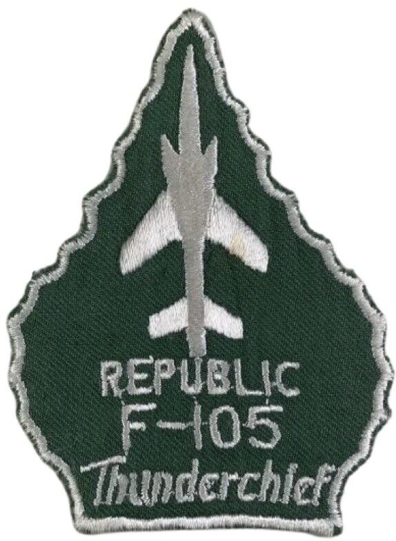 Vietnam 1960s F-105 Republic Thunderchief Usaf Patch Green