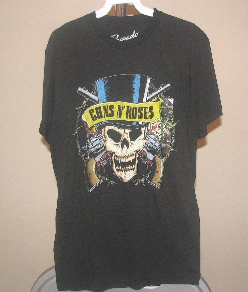 Guns & Roses Classic Black Guns & Roses Xl T-shirt