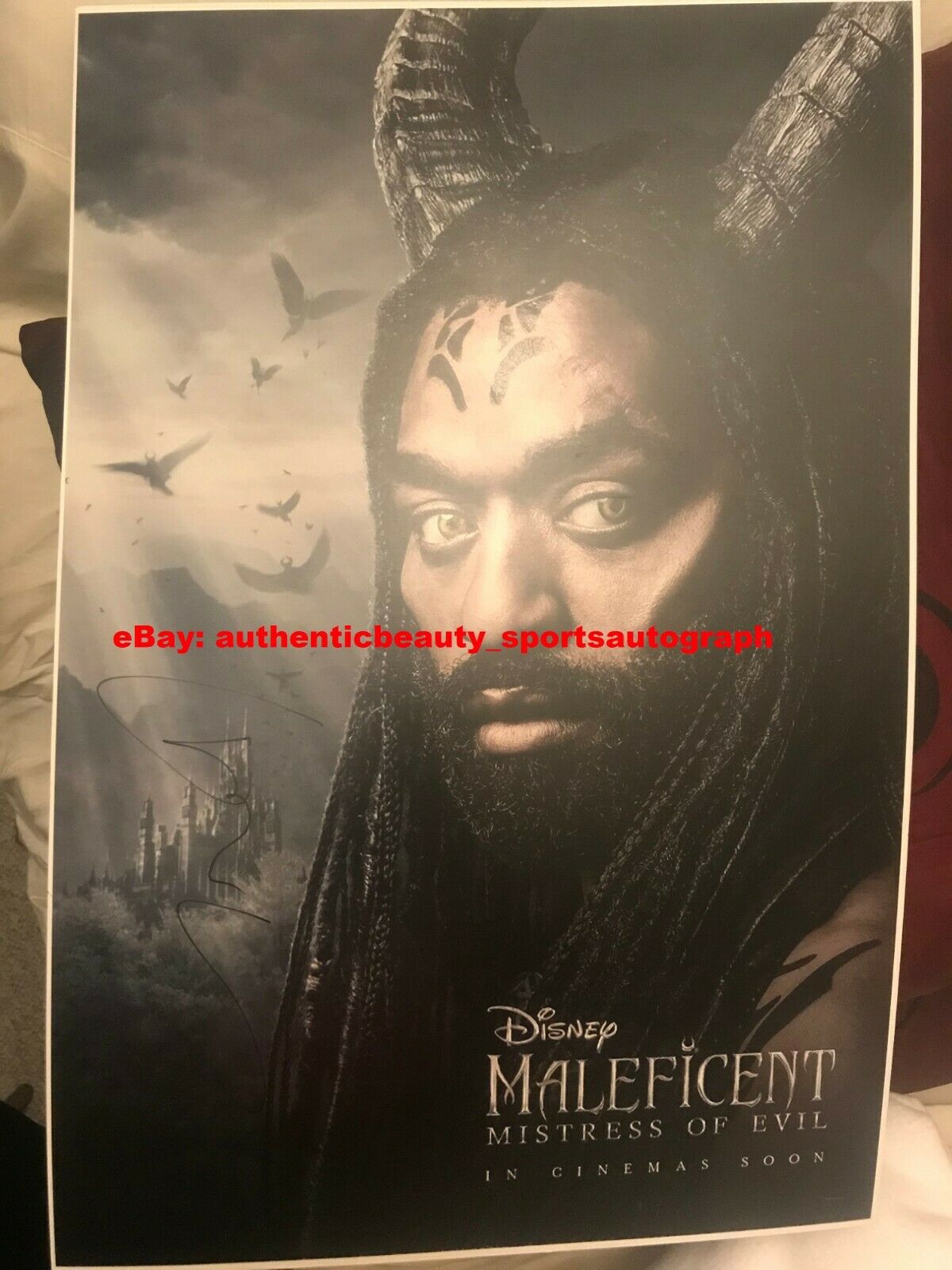 Chiwetel Ejiofor Maleficent Mistress Of Evil Conall Disney Signed 12x18 Reprint