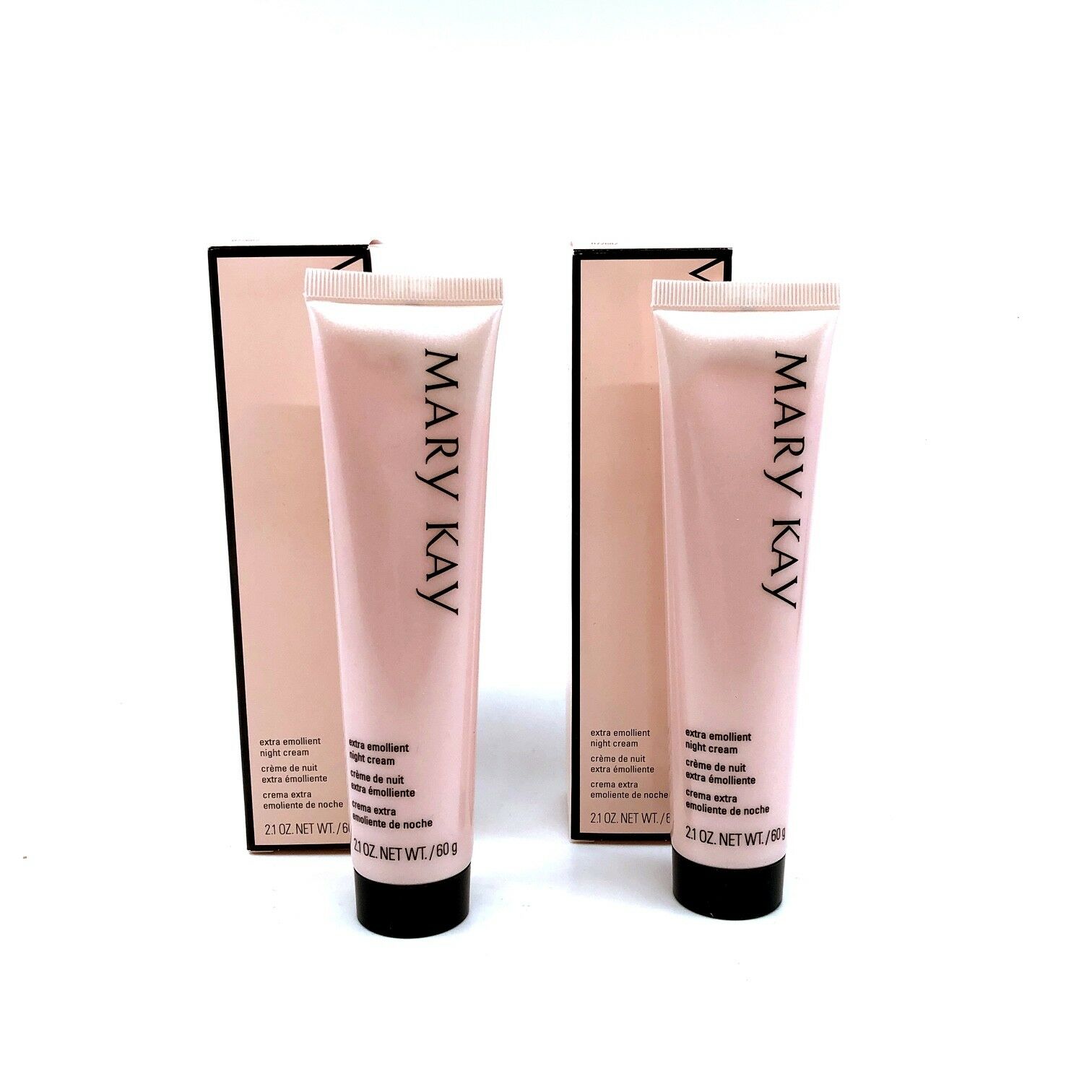Mary Kay Extra Emollient Night Cream  2.1 Oz / 60g (2 Pack)  New! Free Shipping!